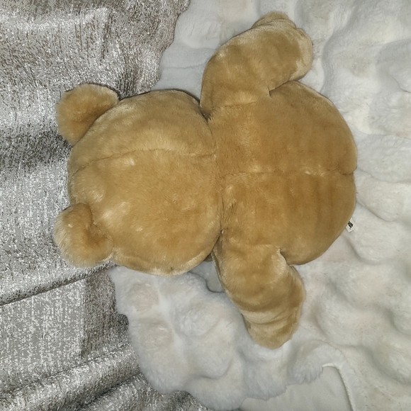 Tan and Brown vintage 1999 Stuffed Bear with Soft Plush Texture - Picture 5 of 11